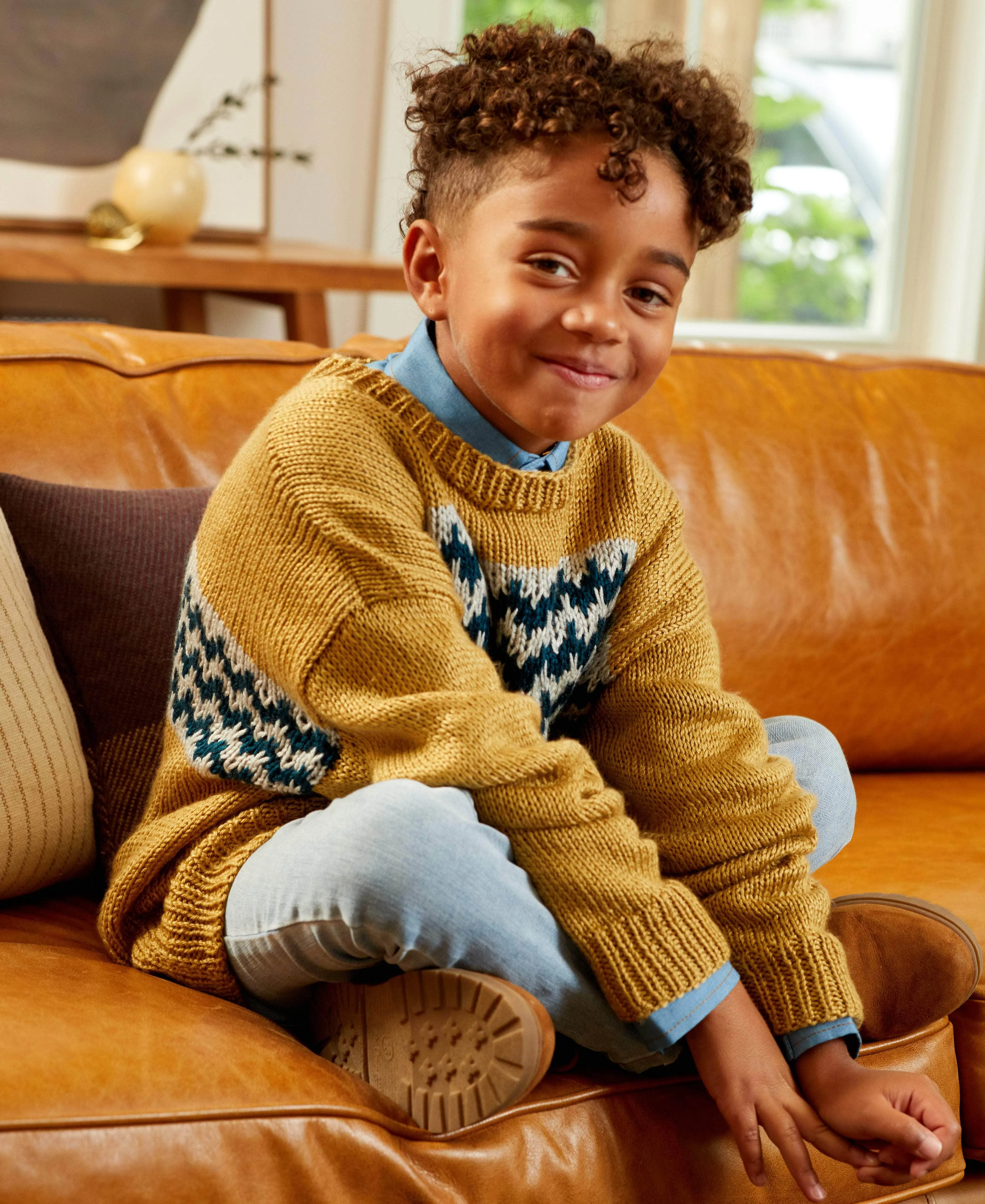 Kids Chevron Pullover