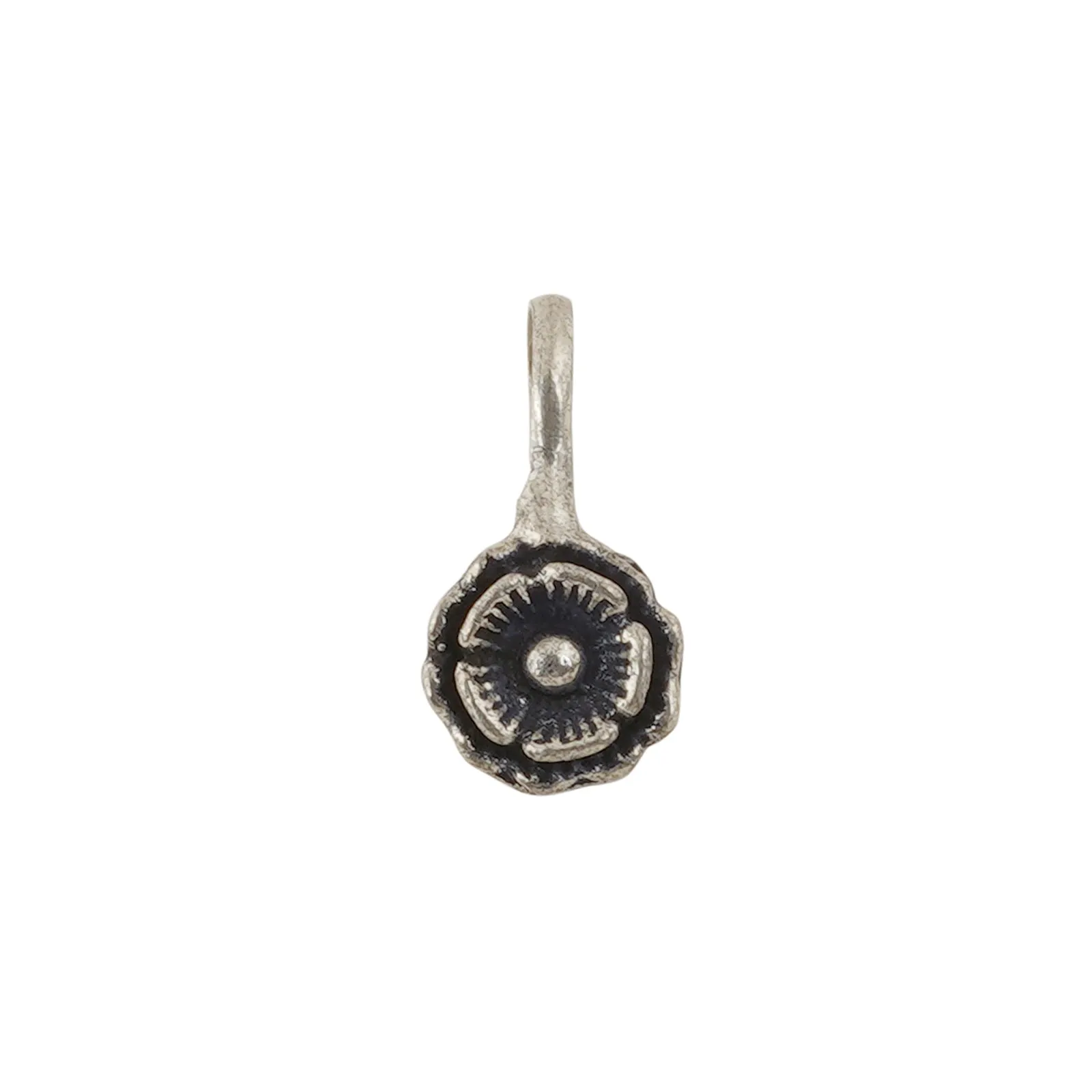 Kusum Silver Oxidised Nose Pin