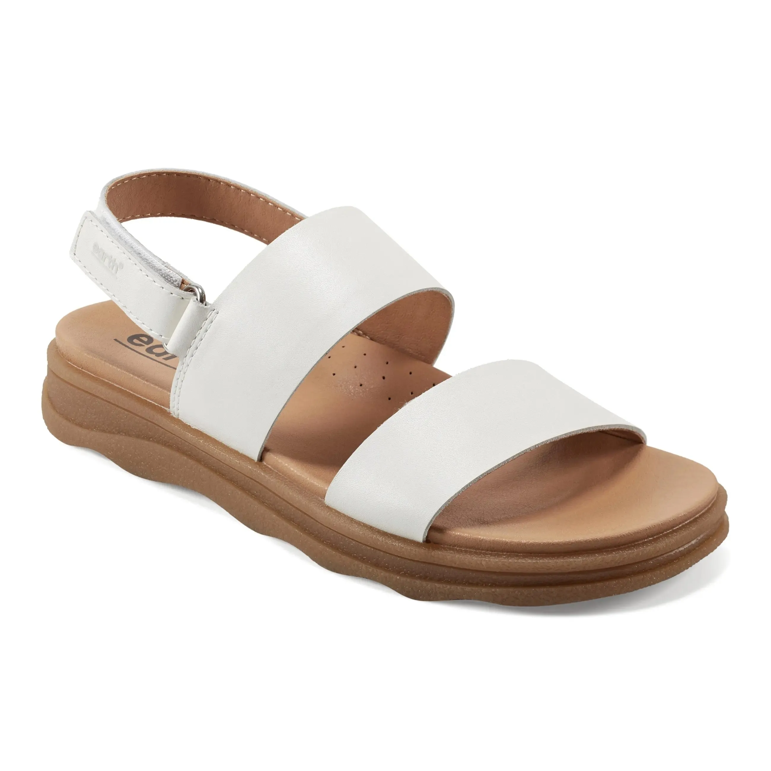 Leah Round Toe Strappy Casual Flat Sandals