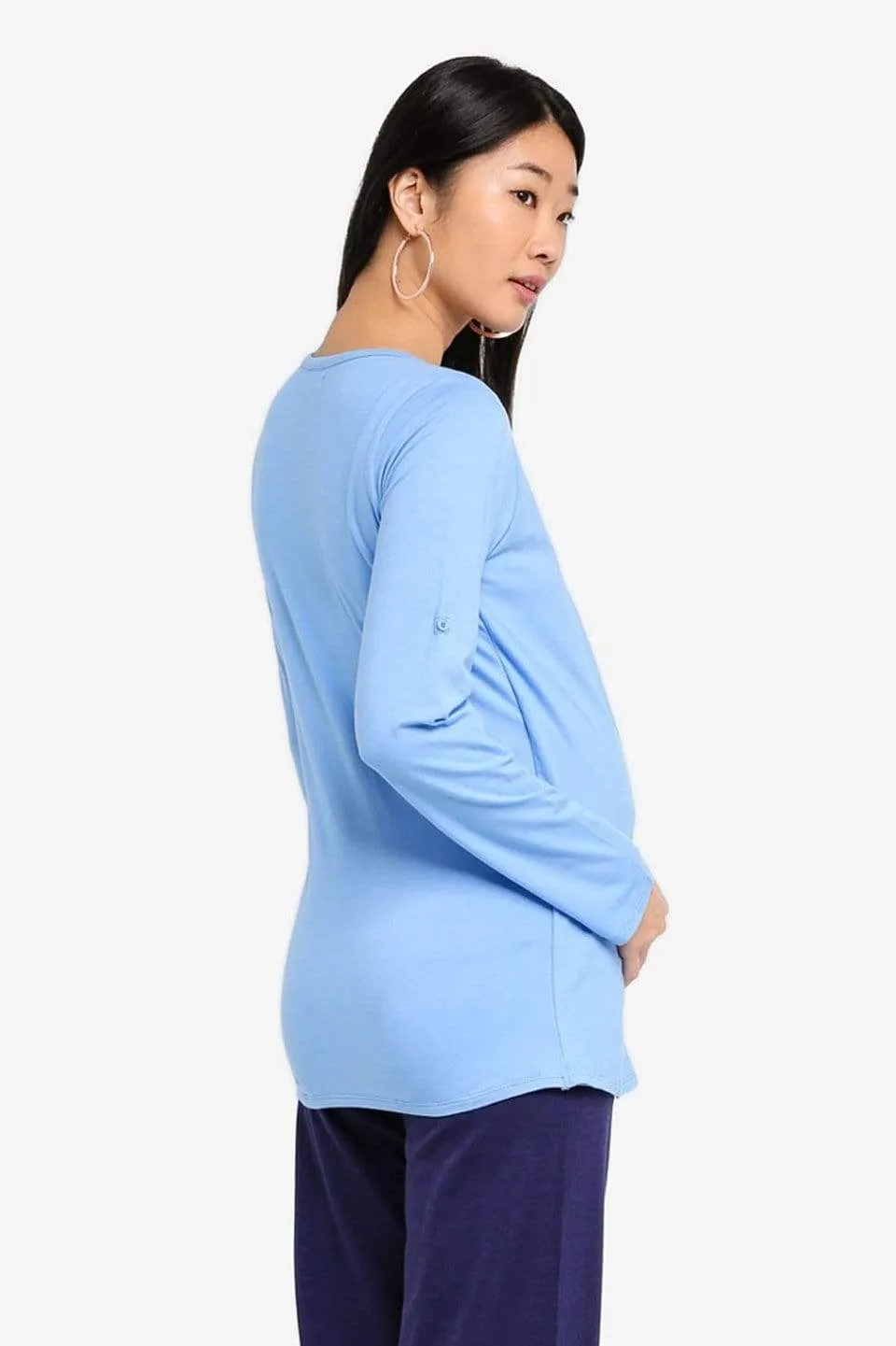 Long Sleeves Abena Top Perry | Spring Maternity