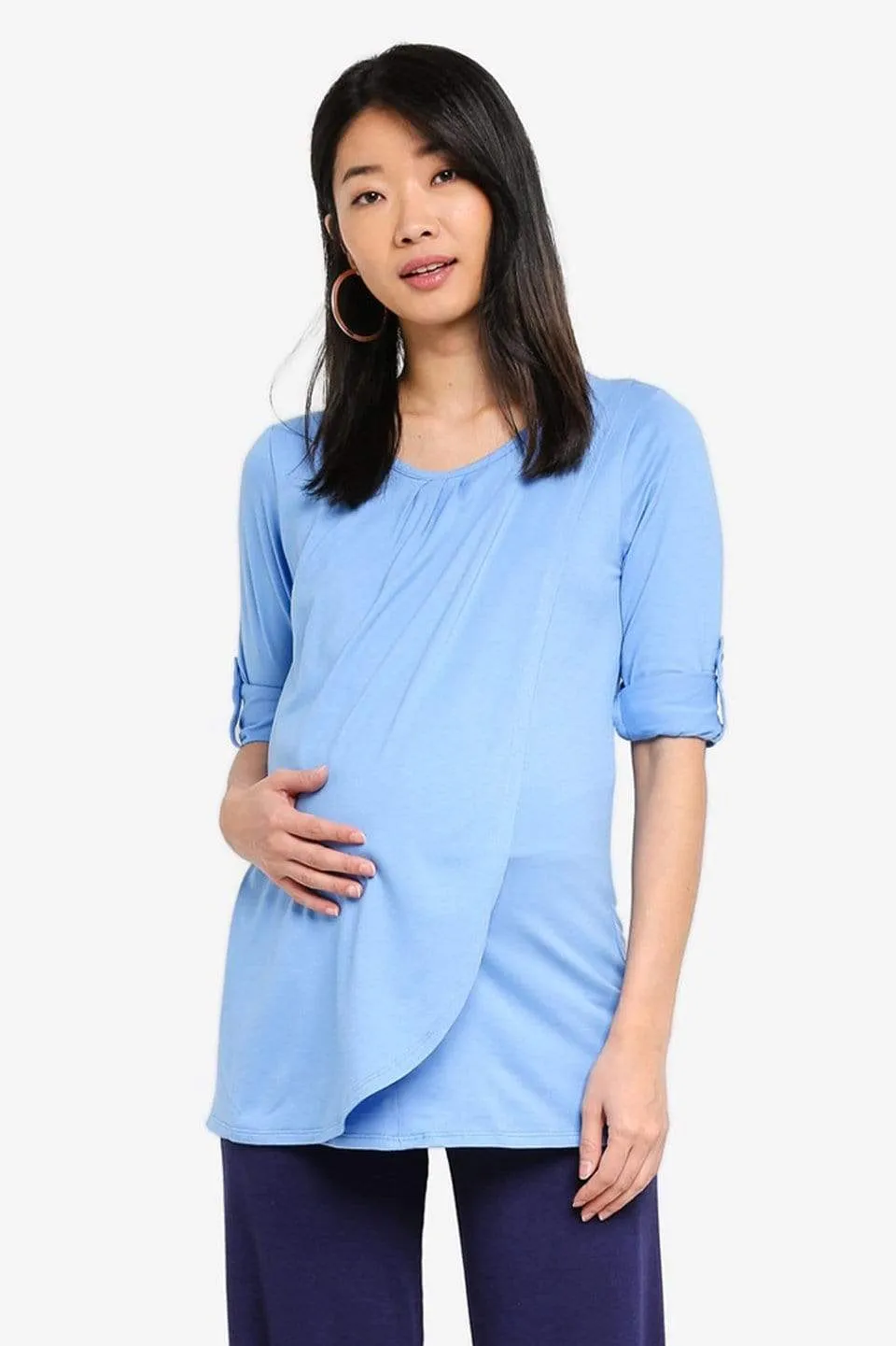 Long Sleeves Abena Top Perry | Spring Maternity