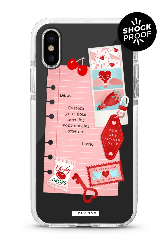 Love Note - PROTECH™ Special Edition To Be Loved Collection Phone Case | LOUCASE