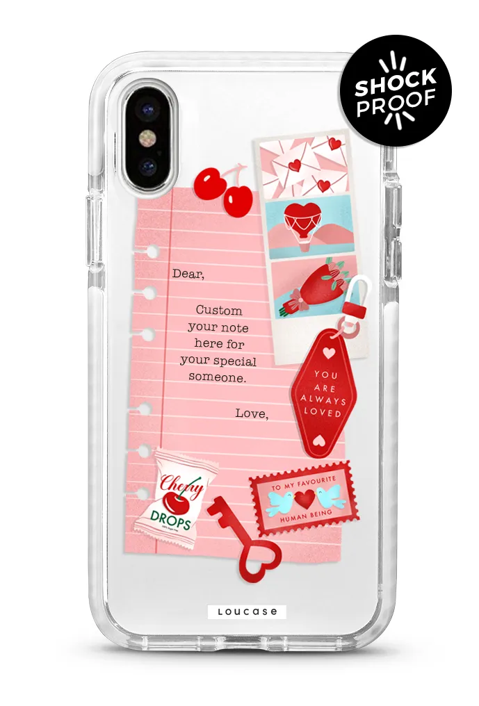 Love Note - PROTECH™ Special Edition To Be Loved Collection Phone Case | LOUCASE