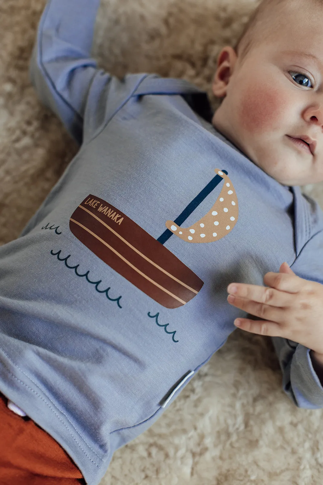 Merino Baby Lake Wanaka Sail Boat Top