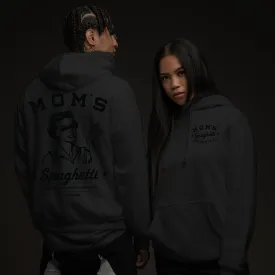 Mom's Spaghetti Chef Hoodie (Black on Black)