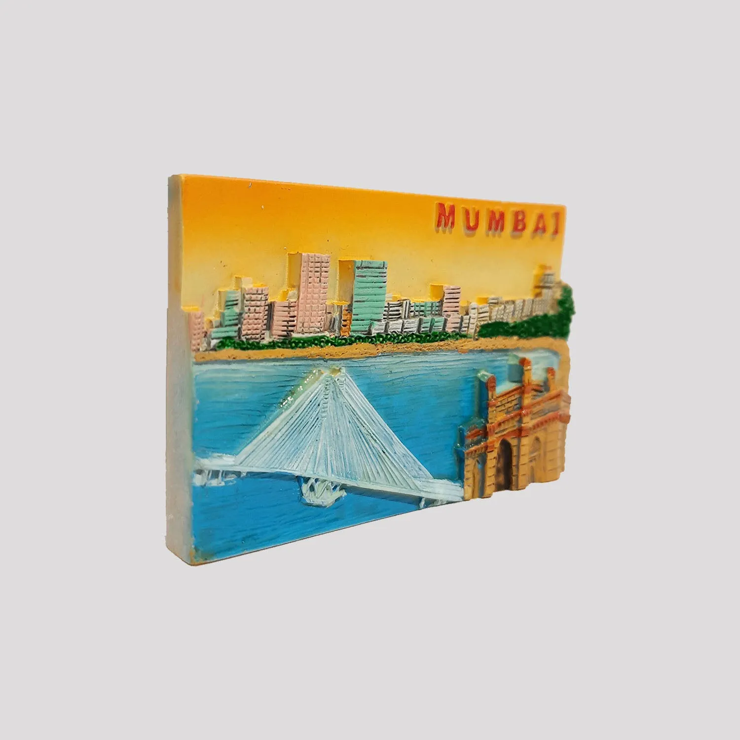 Mumbai Mix Fridge Magnet in Resin