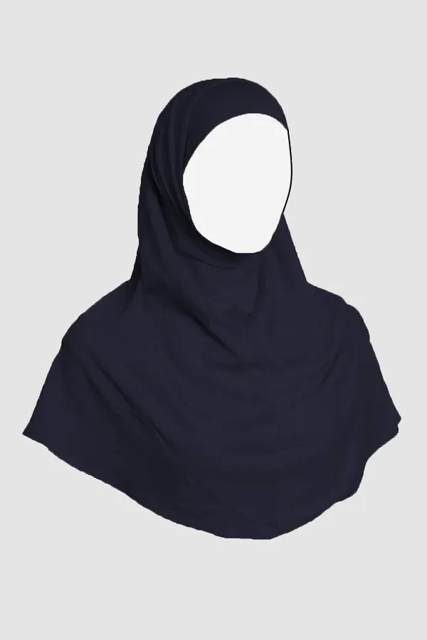 Navy Hijab Plain