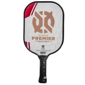 Onix Evoke Premier Light Weight Pickleball Paddle (7.5-7.8 Oz) [Red]