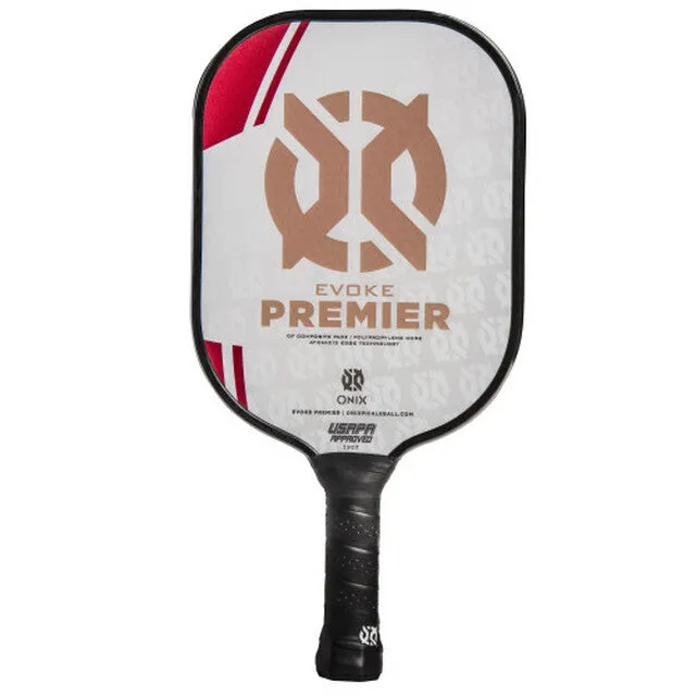 Onix Evoke Premier Light Weight Pickleball Paddle (7.5-7.8 Oz) [Red]