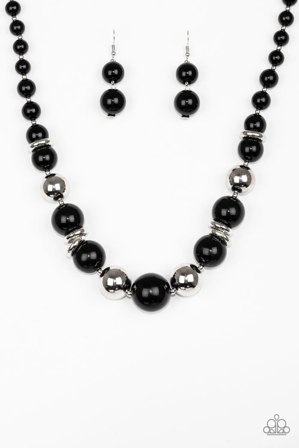 Paparazzi Accessories  - New York Nightlife #N168 Box 2 - Black Necklace