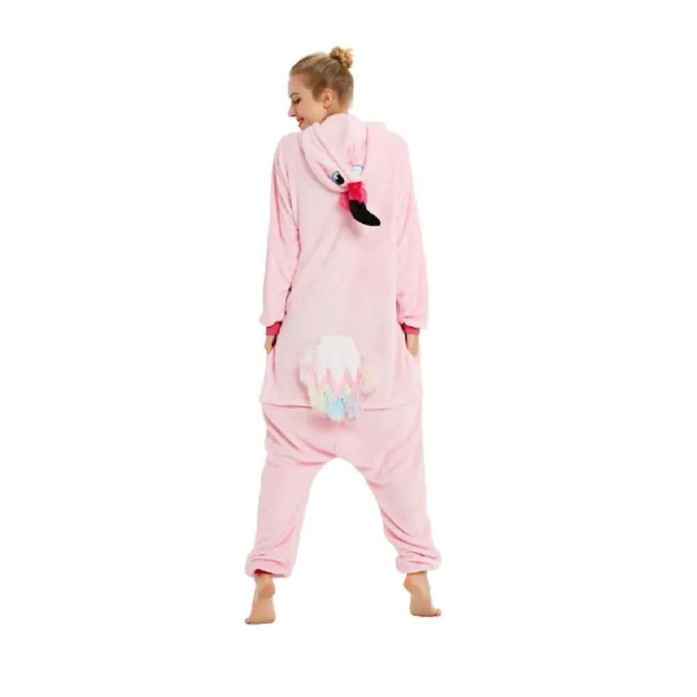 Pink Flamingo Adult Onesie