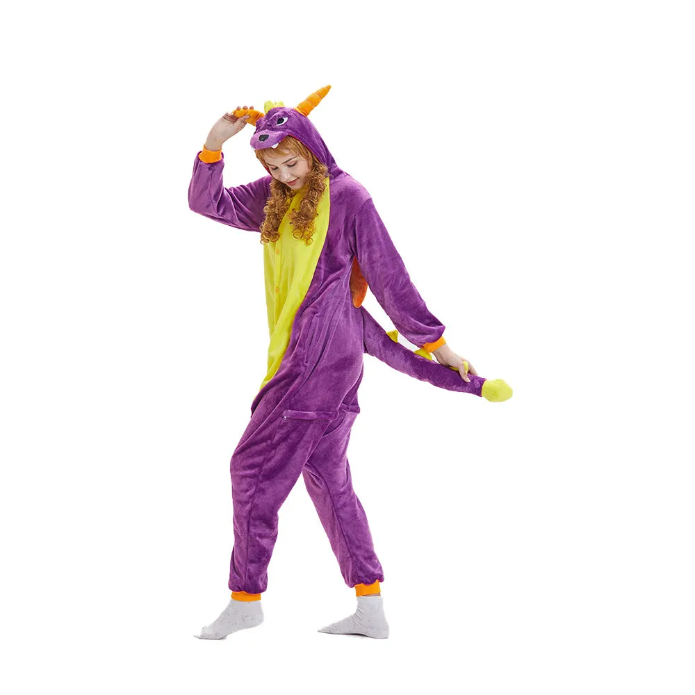 Purple Spyro Dragon Adult Onesie