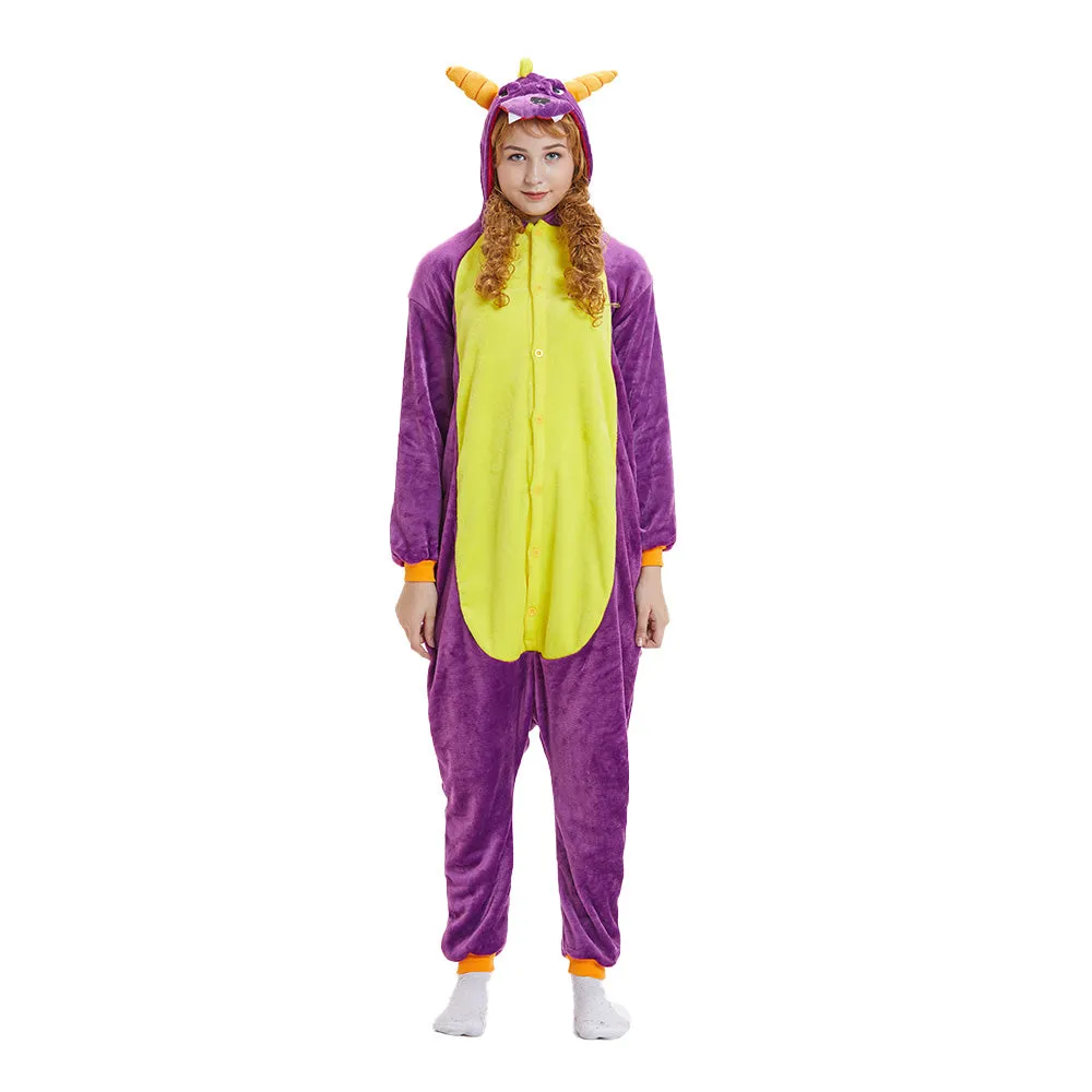 Purple Spyro Dragon Adult Onesie