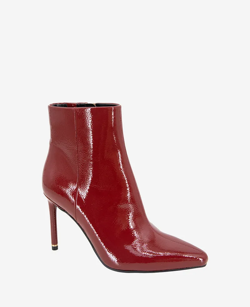 Quincy Patent Heel Bootie