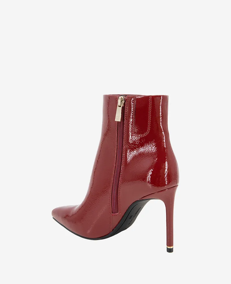 Quincy Patent Heel Bootie