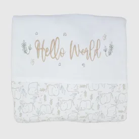 "Hello World" Baby Duvet