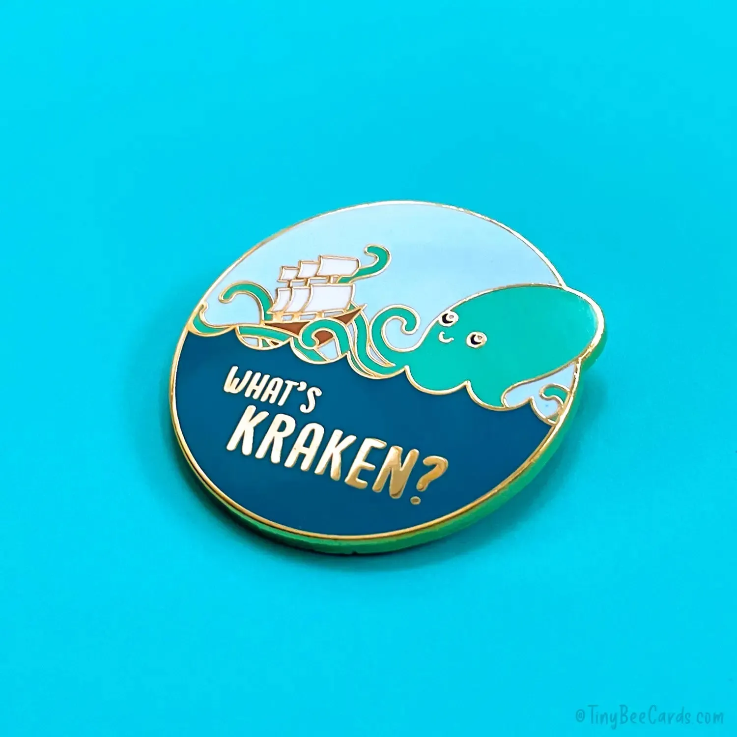 "What's Kraken | Enamel Pin