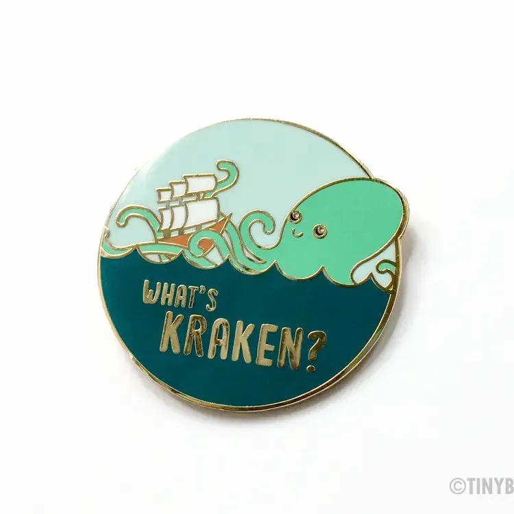 "What's Kraken | Enamel Pin