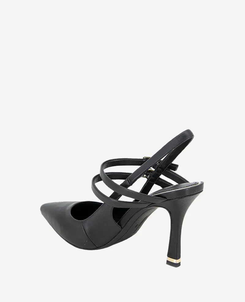 Raquel Leather Slingback Heel