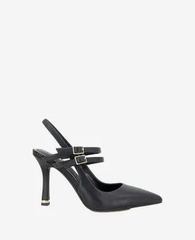 Raquel Leather Slingback Heel