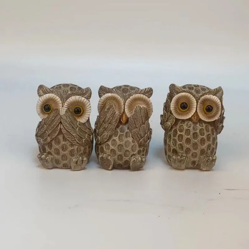 Resin Crafts European Style Cute Owl