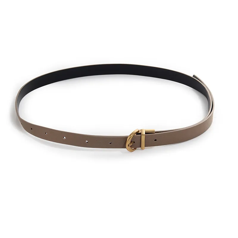 Reversible Leather Bovine Belt