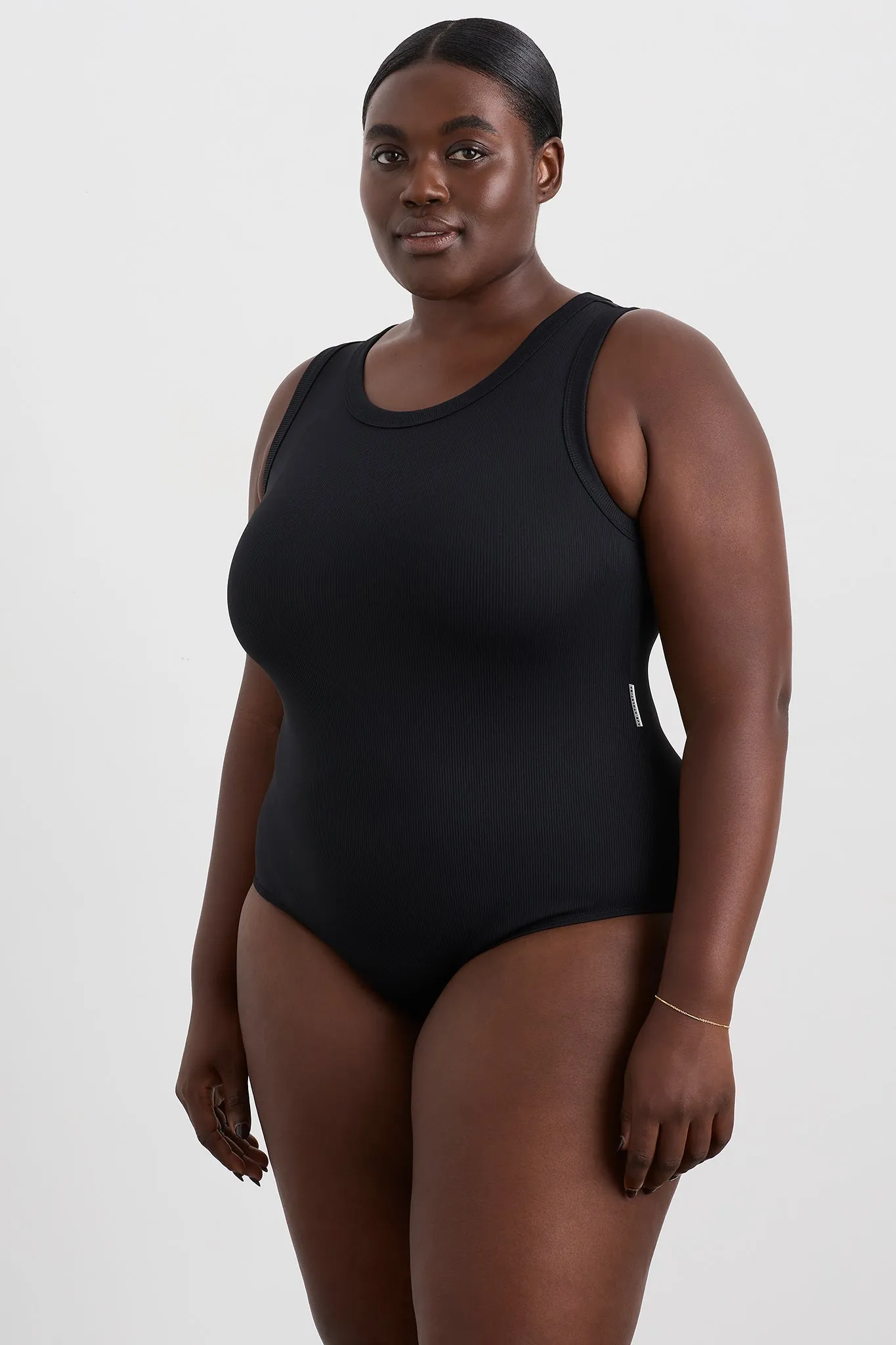 Ribbed Racer Bodysuit 810