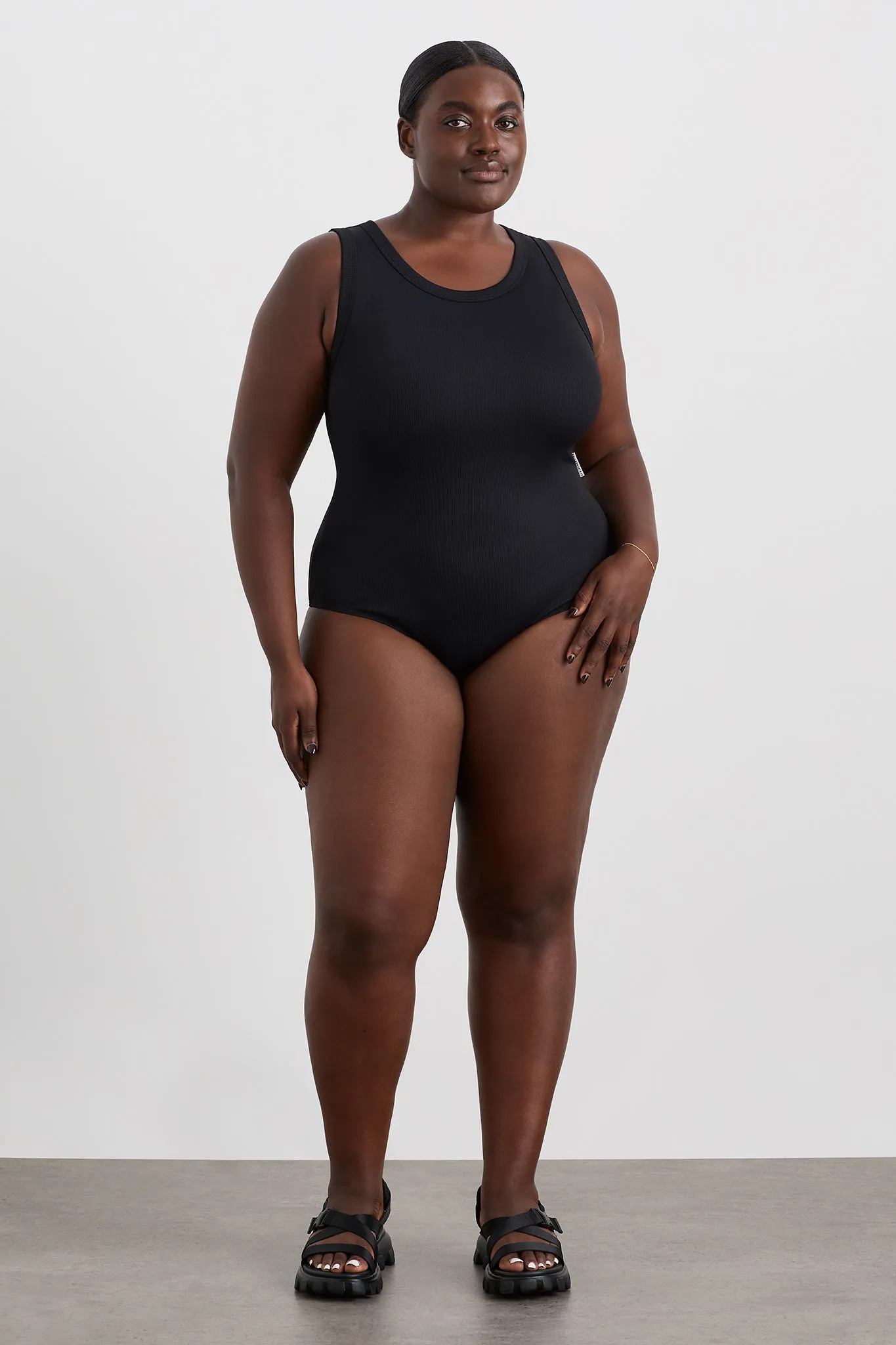 Ribbed Racer Bodysuit 810