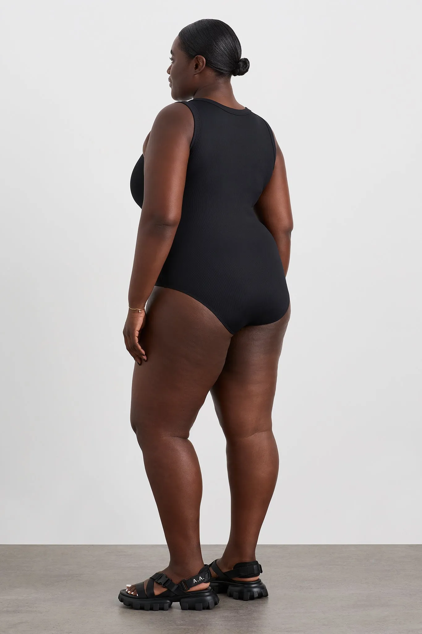 Ribbed Racer Bodysuit 810