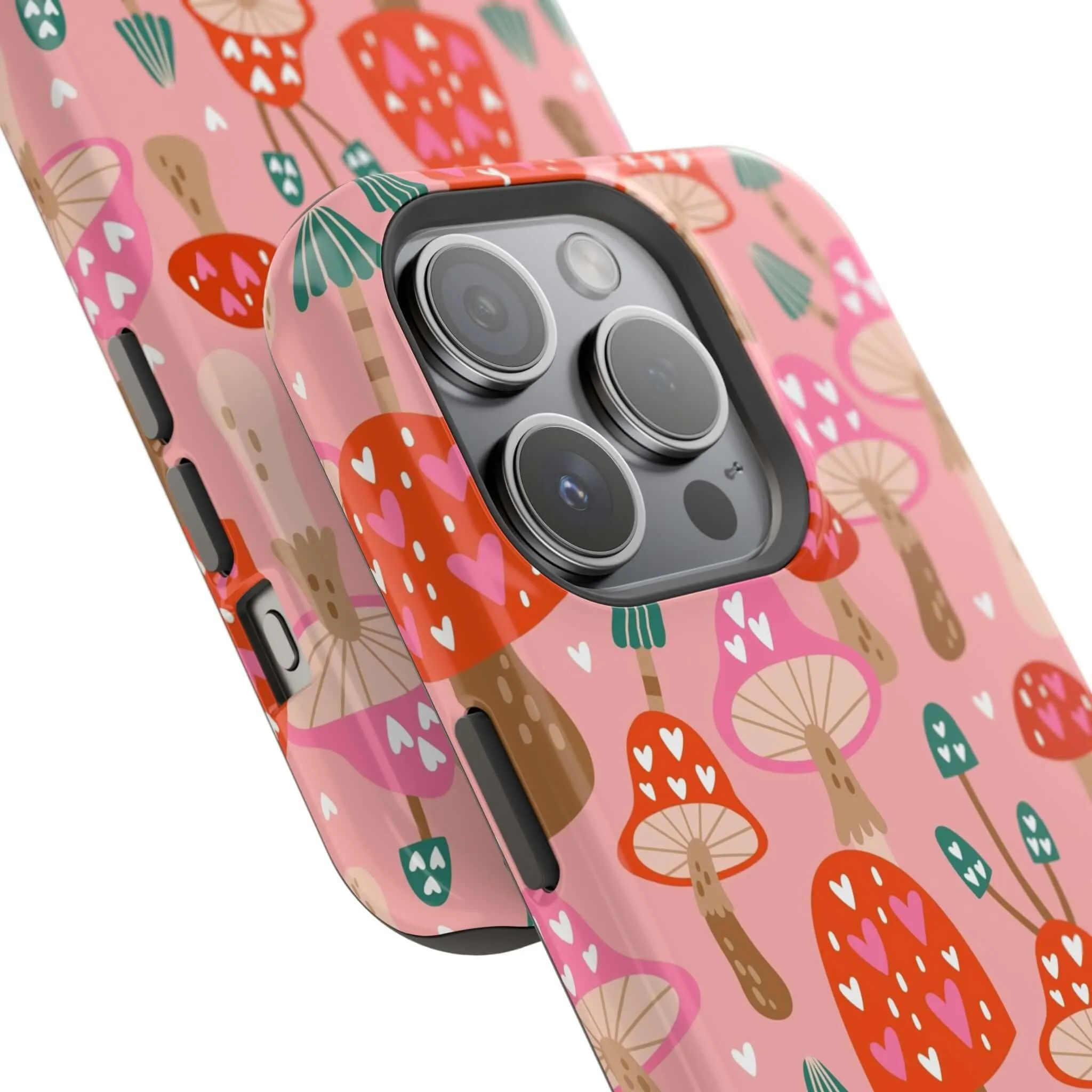 Shrooms of Love | Pink Mushroom Case