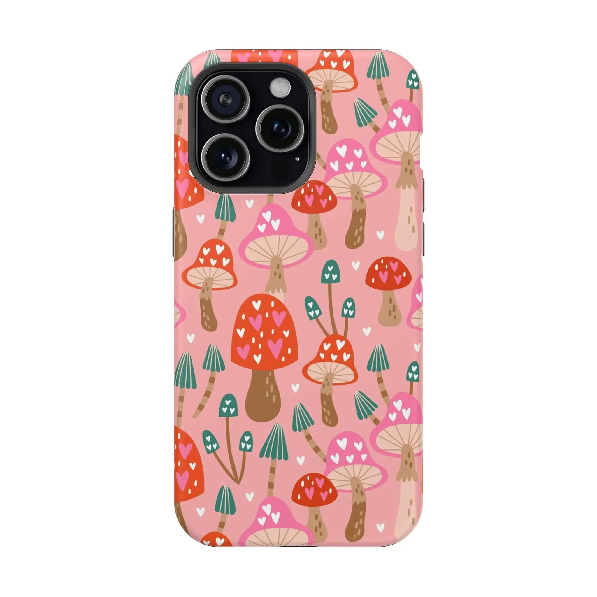 Shrooms of Love | Pink Mushroom Case