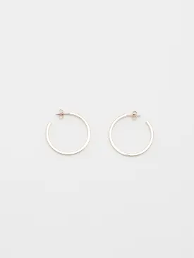 Simple Rose Gold Hoops