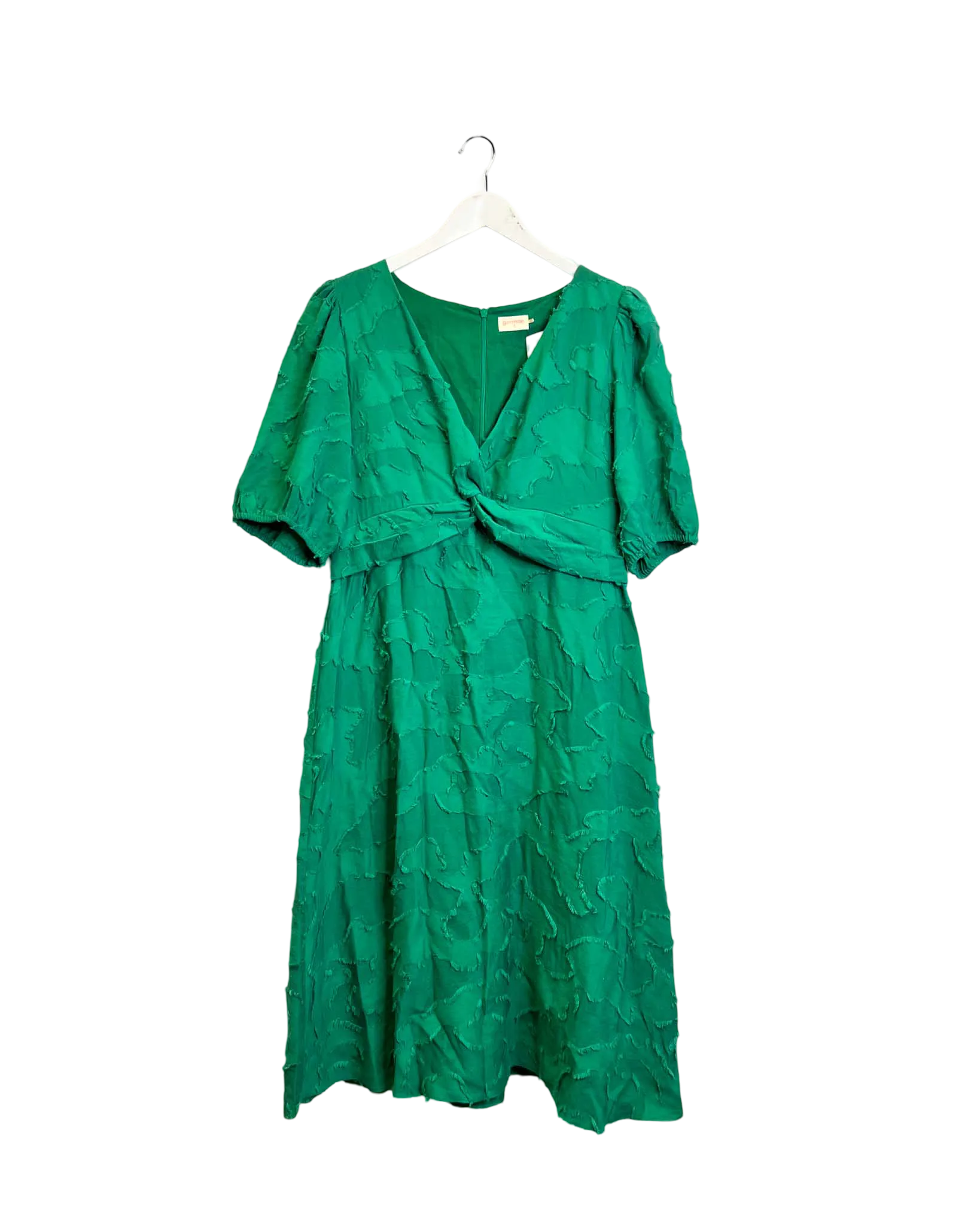 Size 12 - Gorman Green Elleni Twist Midi Dress