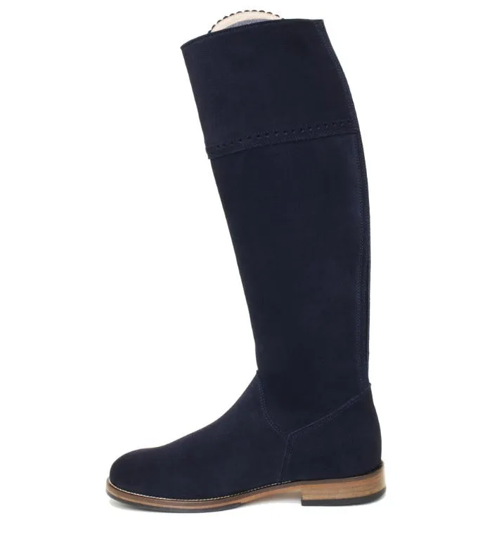 Sovereign Suede Boots with Tassel - Blue