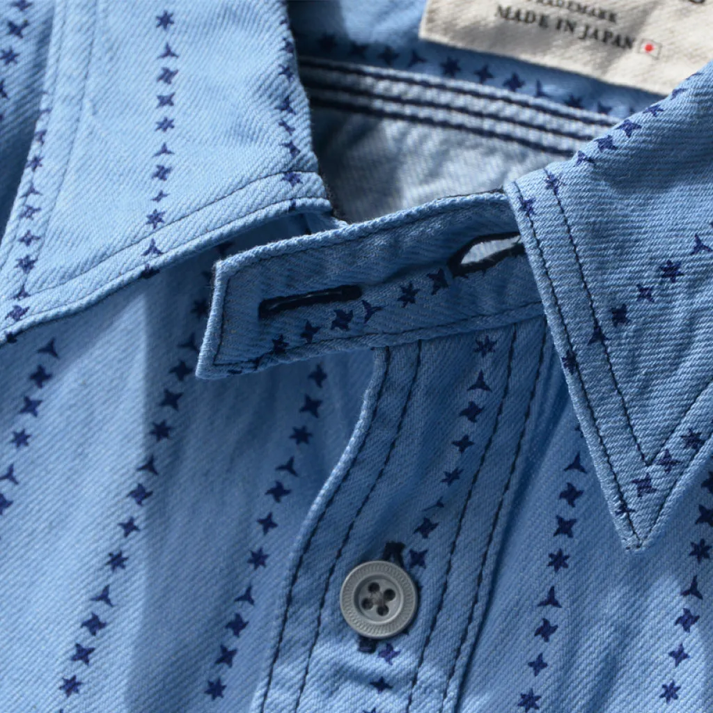 Indigo Shuriken Work Shirt - SSS22-SHR Edition