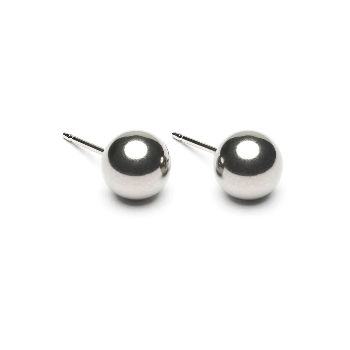 Stainless Steel 7mm Ball Stud Earrings