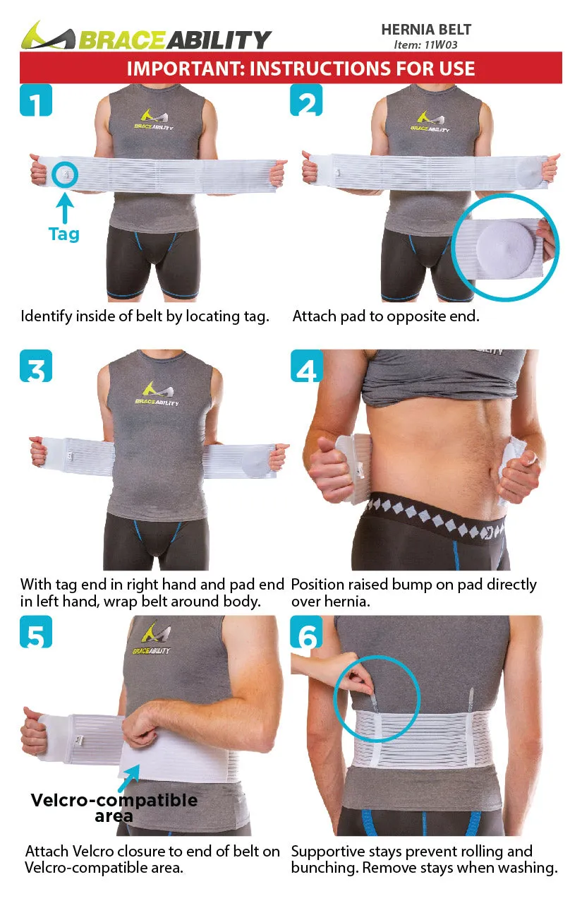 Stomach Hernia Brace | Navel, Belly Button, Hiatal, Epigastric, Ventral, Incisional & Spigelian Truss for Men or Women