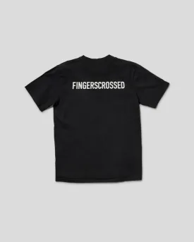 #TEE CLASSIC FINGERSCROSSED BLACK