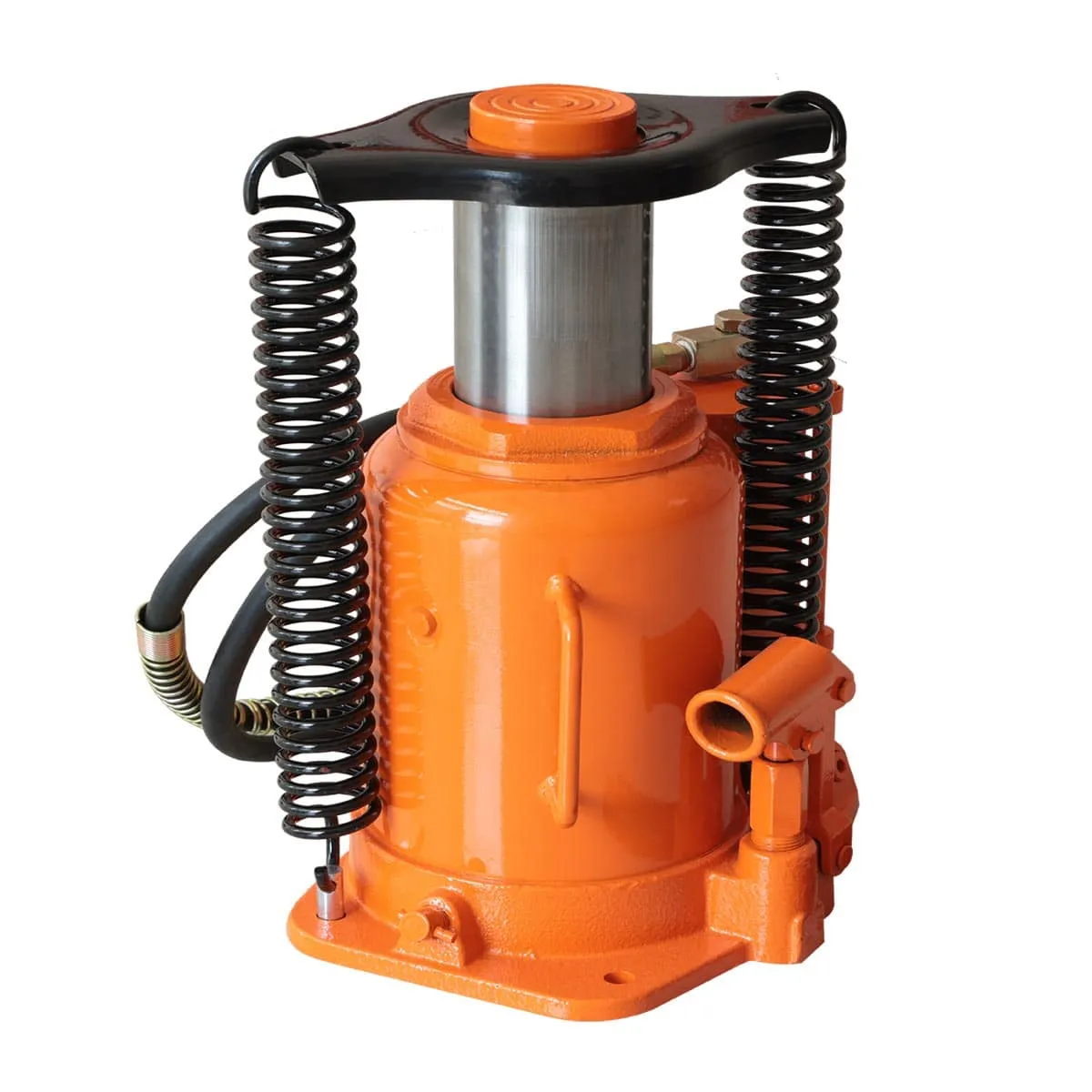 TMG Industrial 30 Ton Air Hydraulic Bottle Jack, 10” Minimum Height, 16” Maximum Height, TMG-AJA30