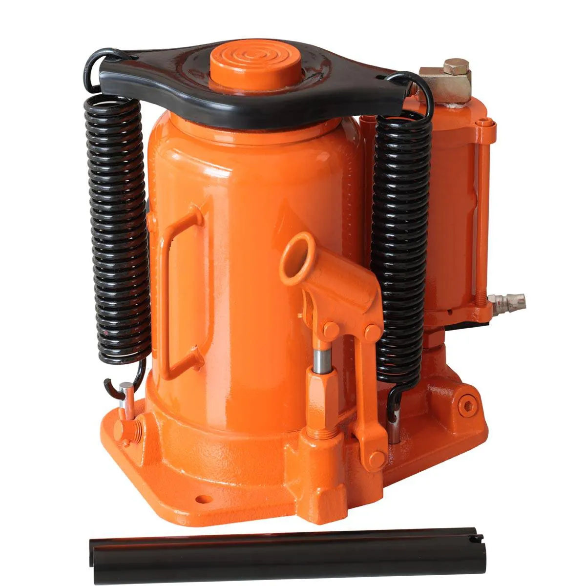 TMG Industrial 30 Ton Air Hydraulic Bottle Jack, 10” Minimum Height, 16” Maximum Height, TMG-AJA30