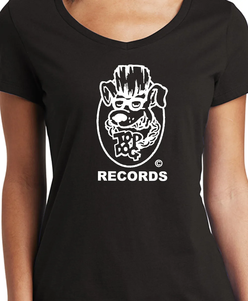 Top Dog Records V-neck