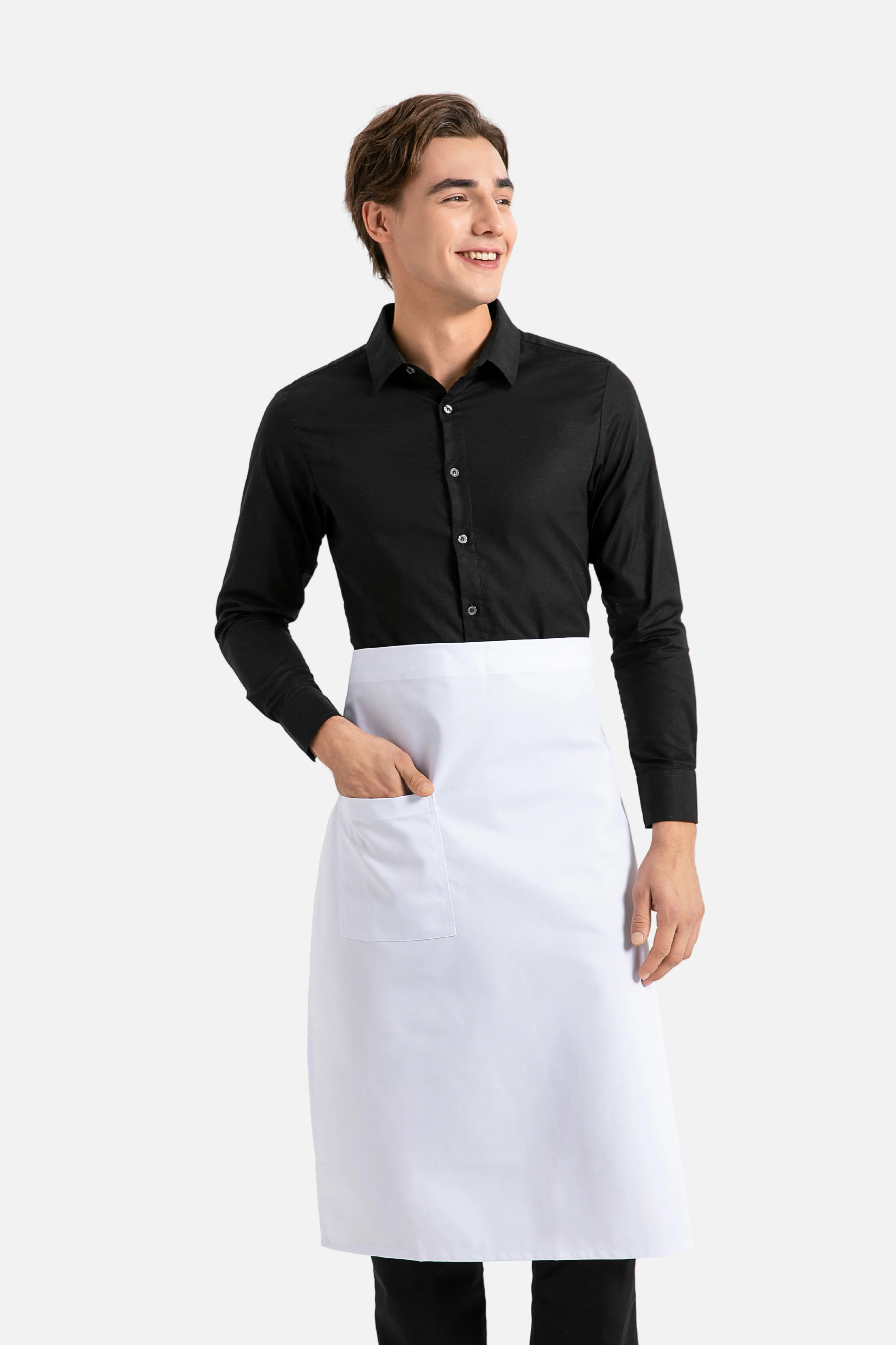 White Chef Apron 27"