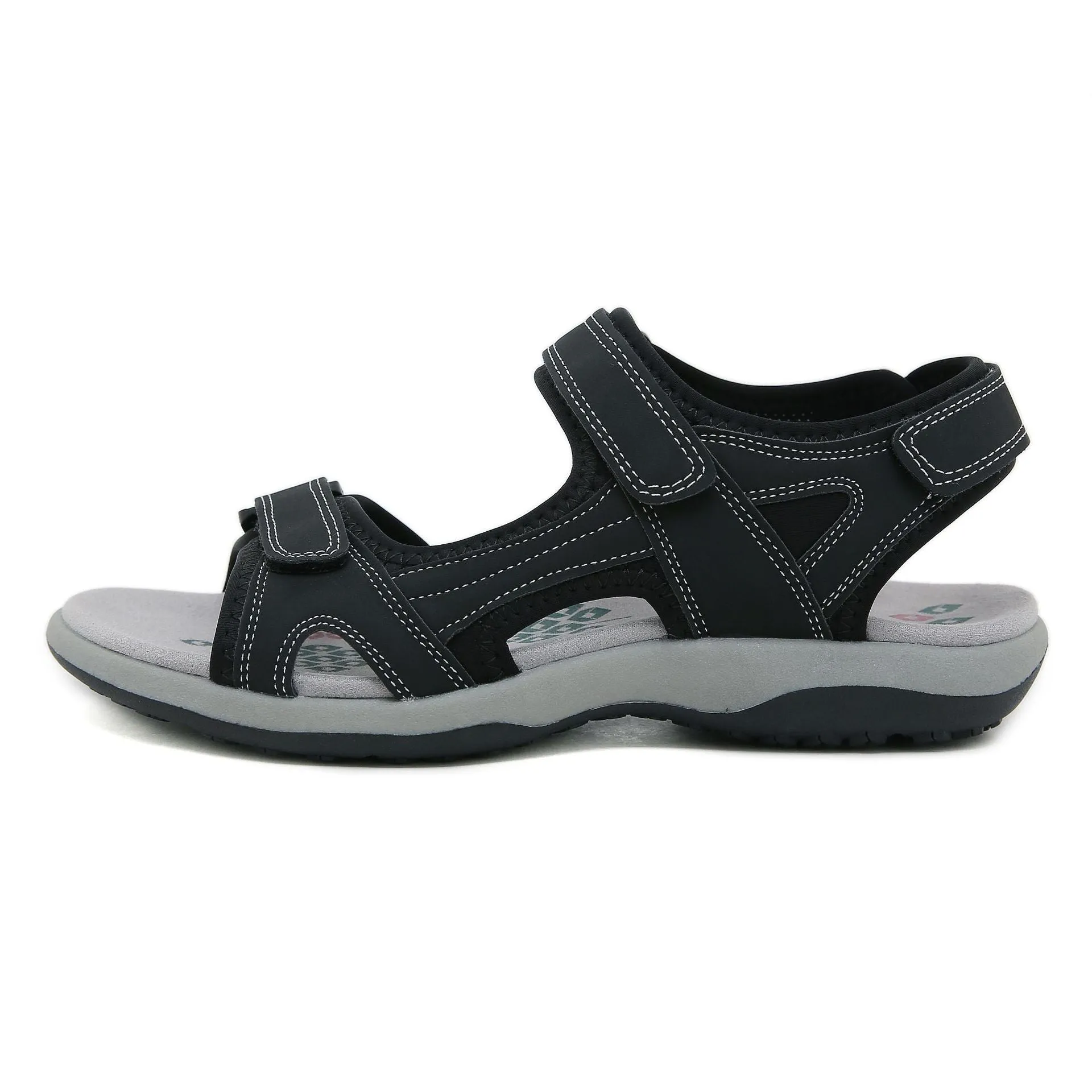 Women's Soft-soled orthopedic color-blocked Velcro sports sandals